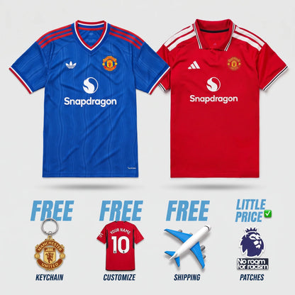 Manchester United Home and Away Fan 2026/27 Combo