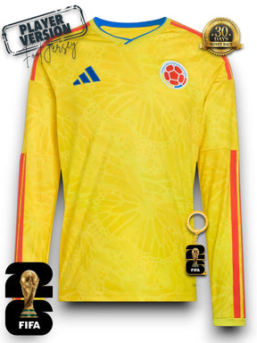 Colombia World Cup 2026 Jersey Player Version - Long Sleeve