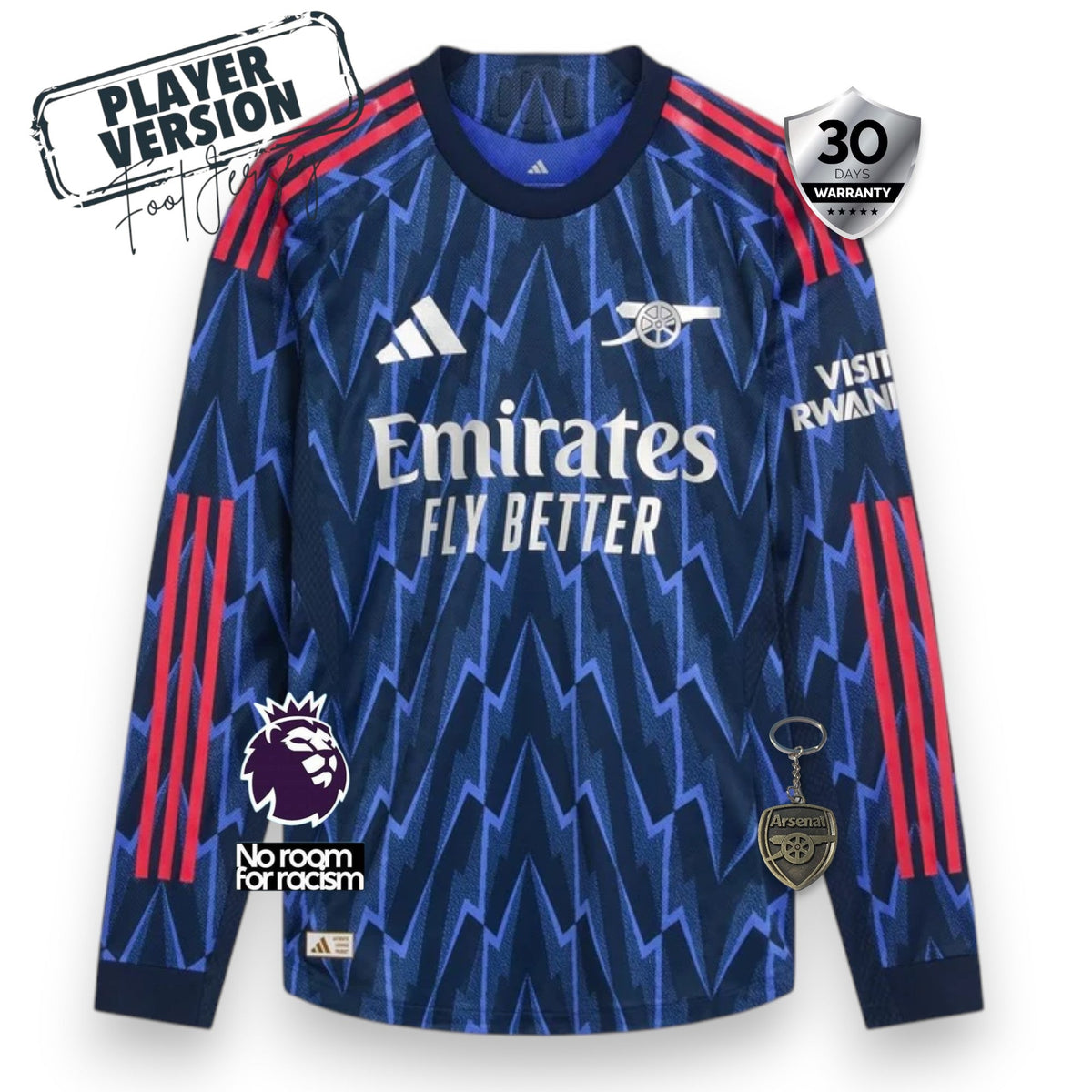 Arsenal Player Away Jersey 2025/26 Long Sleeve