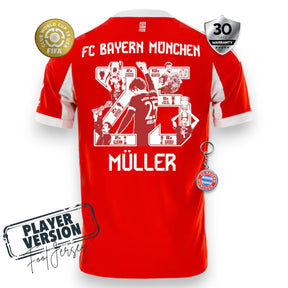 Bayern Munich Player Home Jersey 2025/26 - Müller Special Edition