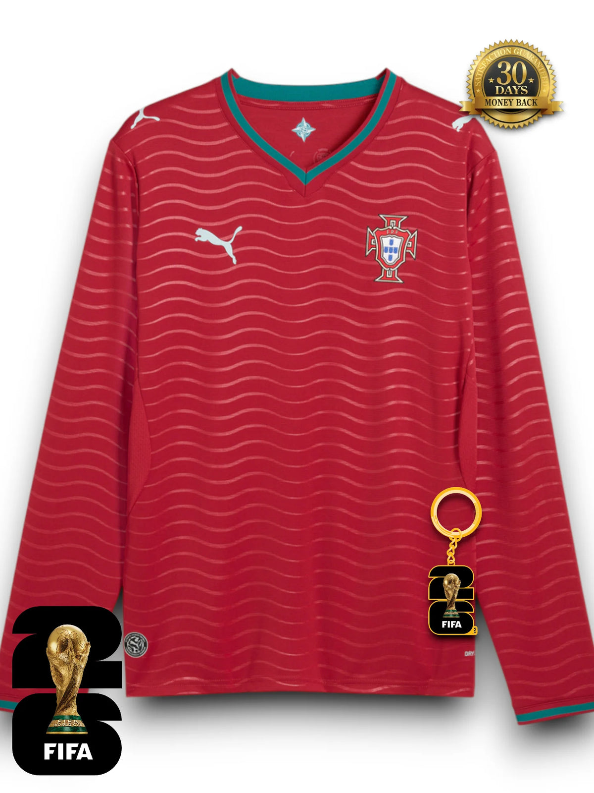 Portugal World Cup 2026 Jersey - Long Sleeve
