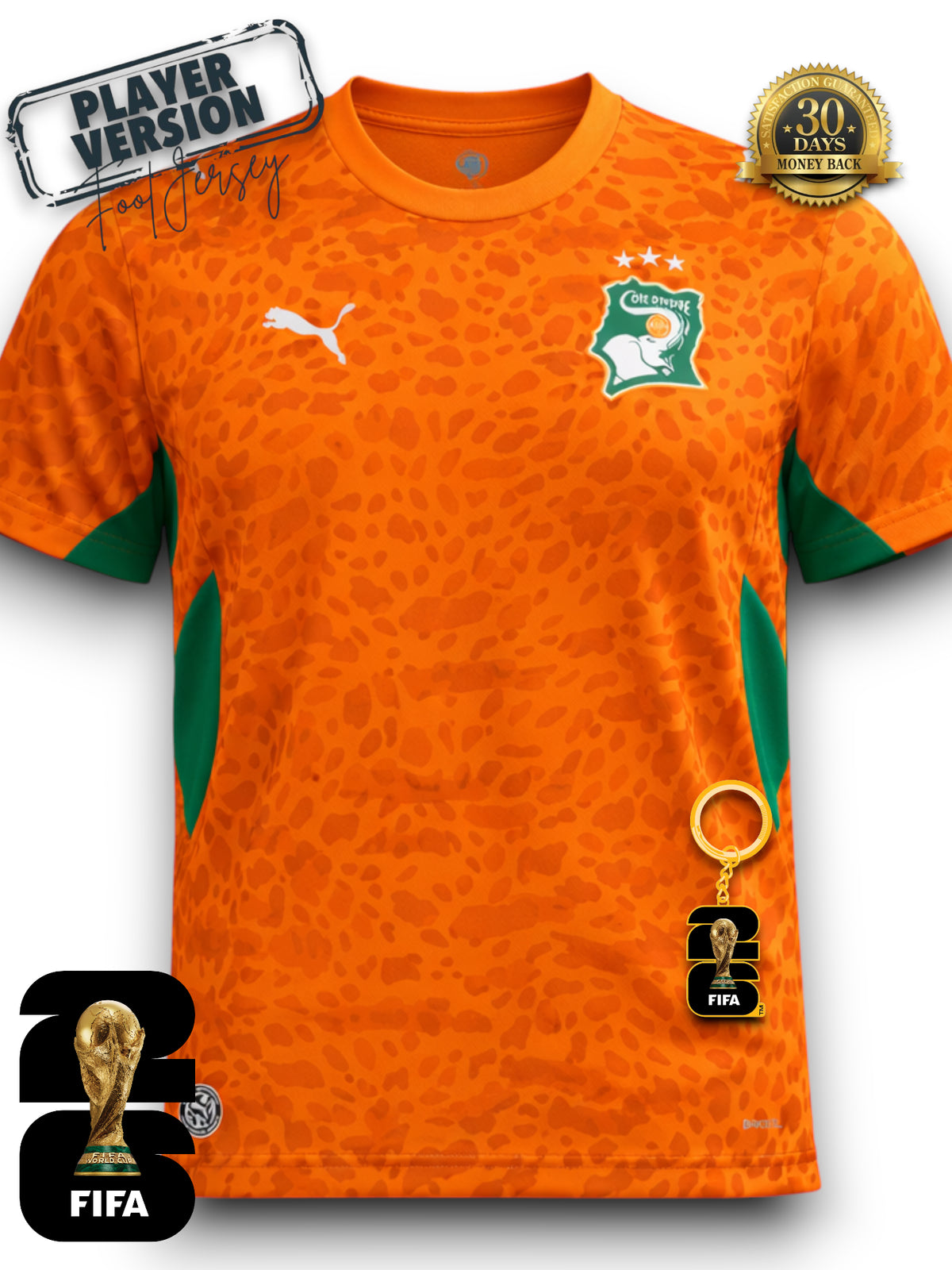 Ivory Coast World Cup Special Edition Jersey - Player Version