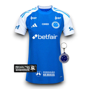 Camisa Cruzeiro l 25/26 Patrocínio - Feminina