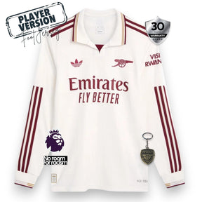 Arsenal Player Third Jersey 2025/26 Long Sleeve