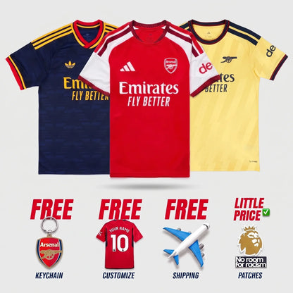 Arsenal Home, Away, and Third Fan 2026/27 Combo