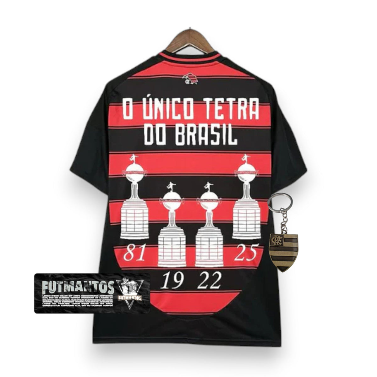 Camisa Flamengo CRF I 25/26 - TETRA CAMPEÃO