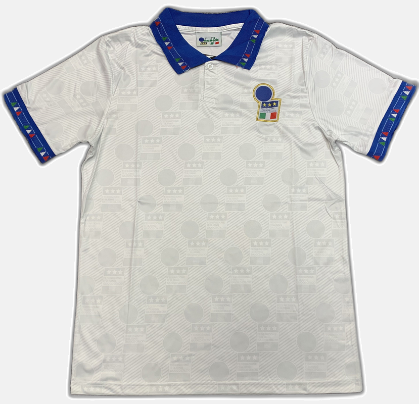 Italy 1994 II Away Jersey - Retro Version
