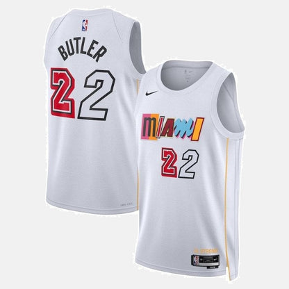 Jimmy Butler Miami Heat Unisex 2023 NBA Jersey - City Edition - White