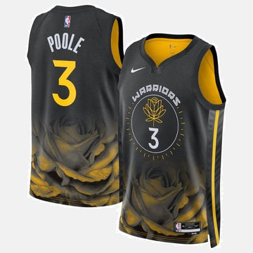 Jordan Poole Golden State Warriors Unisex 2023 NBA Jersey - City Edition - Black