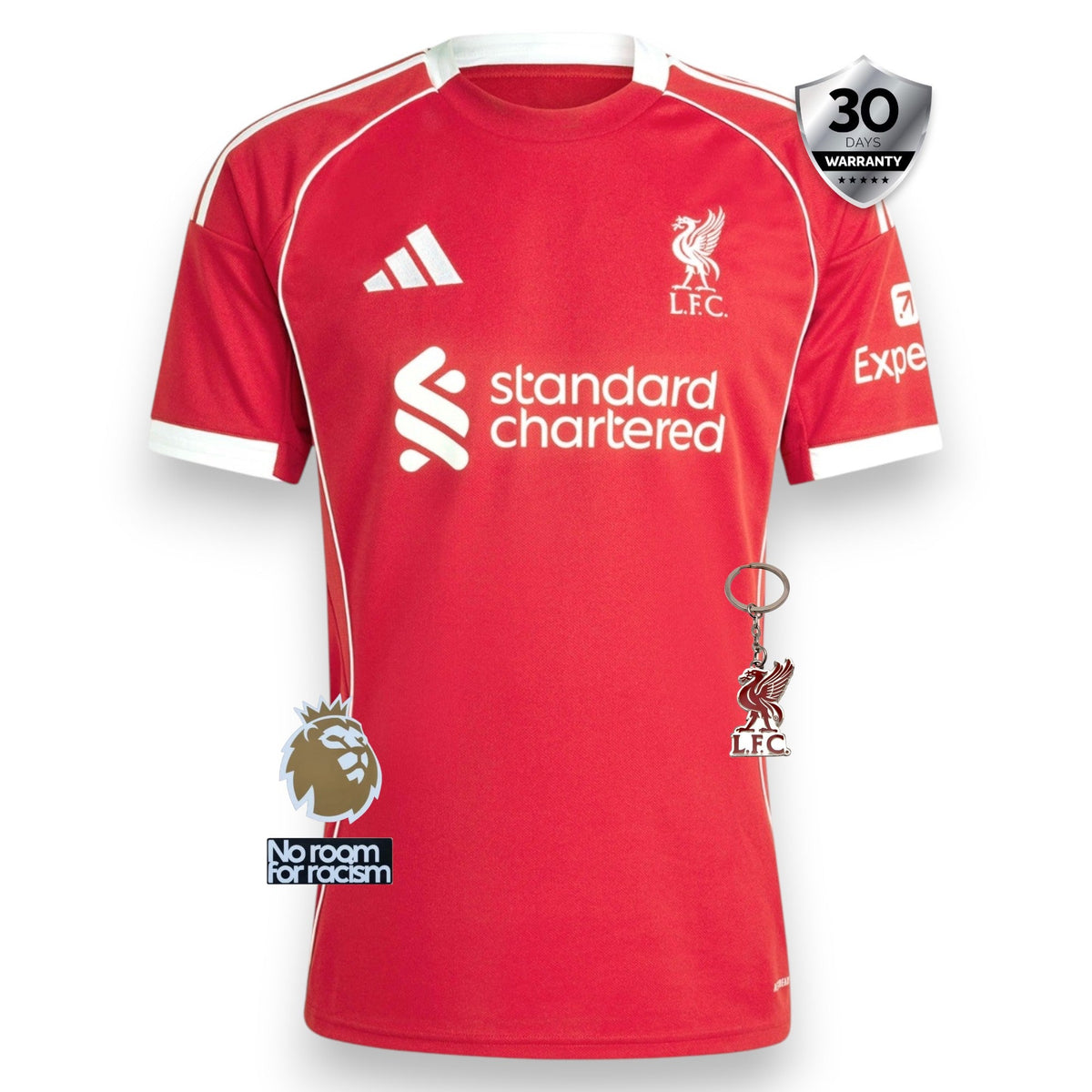 Liverpool Home Jersey 2025/26 - CHAMPIONS 24/25 & Gold Trophy