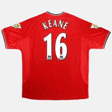 KEANE #16 Manchester United Retro Jersey Home 2000/01