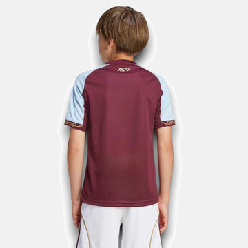 Kids Aston Villa Home Kit 2025/26