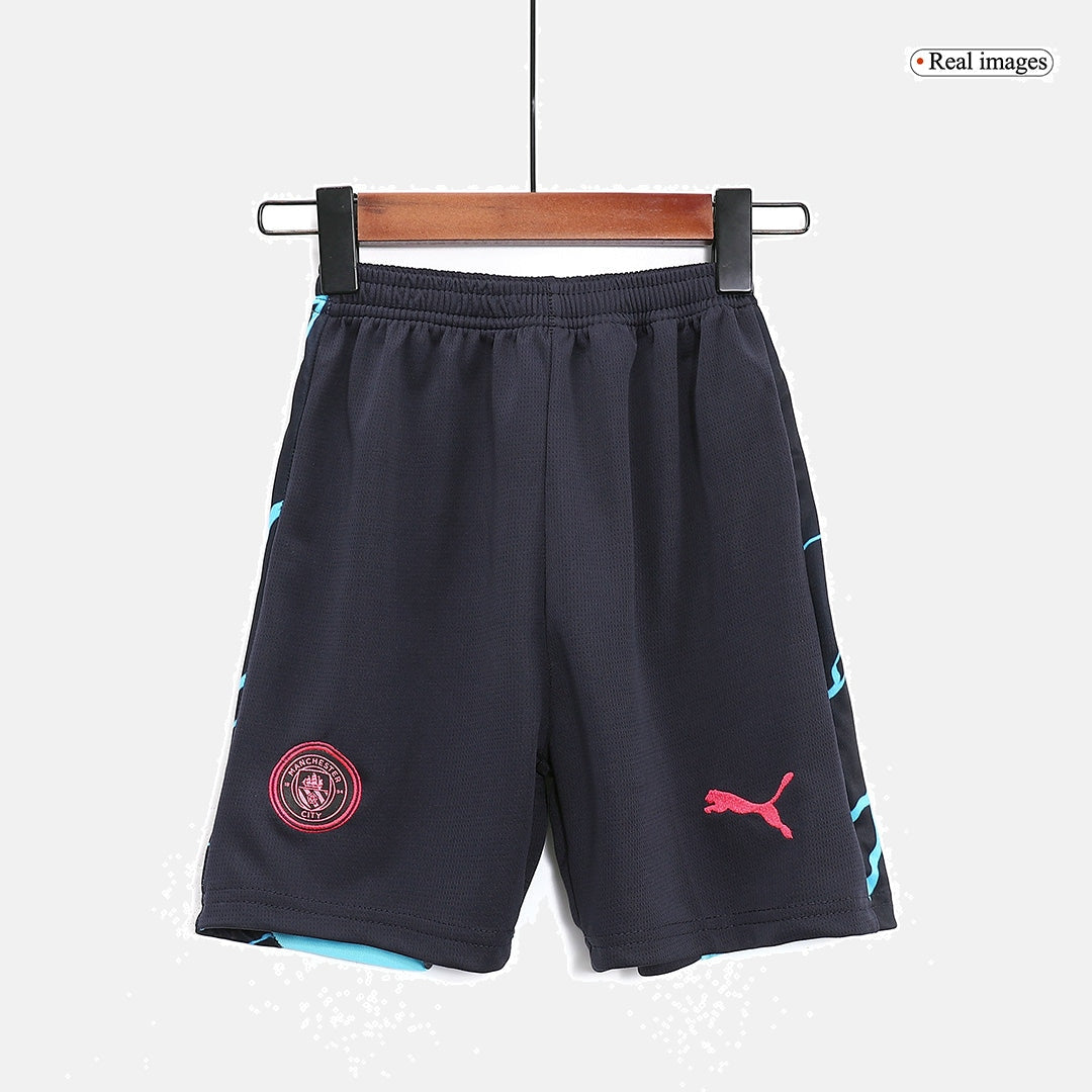 Kids Manchester City Third Kit 2023/2024