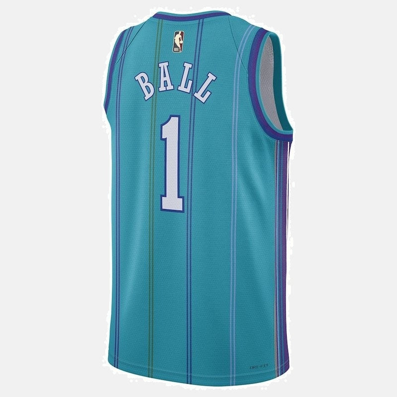 LaMelo Ball Charlotte Hornets Jordan Brand Unisex 23/24  NBA Jersey - Classic Edition - Teal