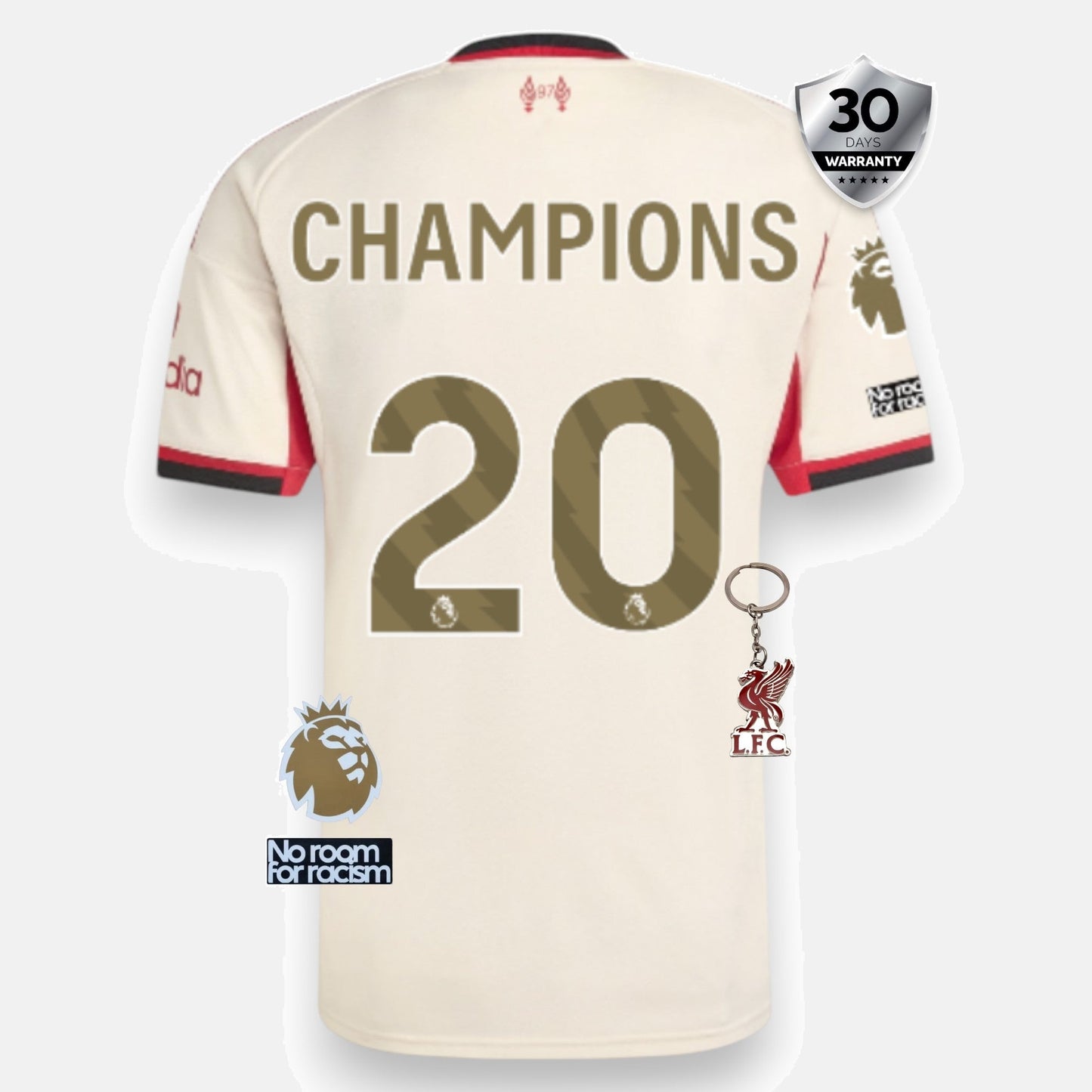 Liverpool Away Jersey 2025/26 - CHAMPIONS #20