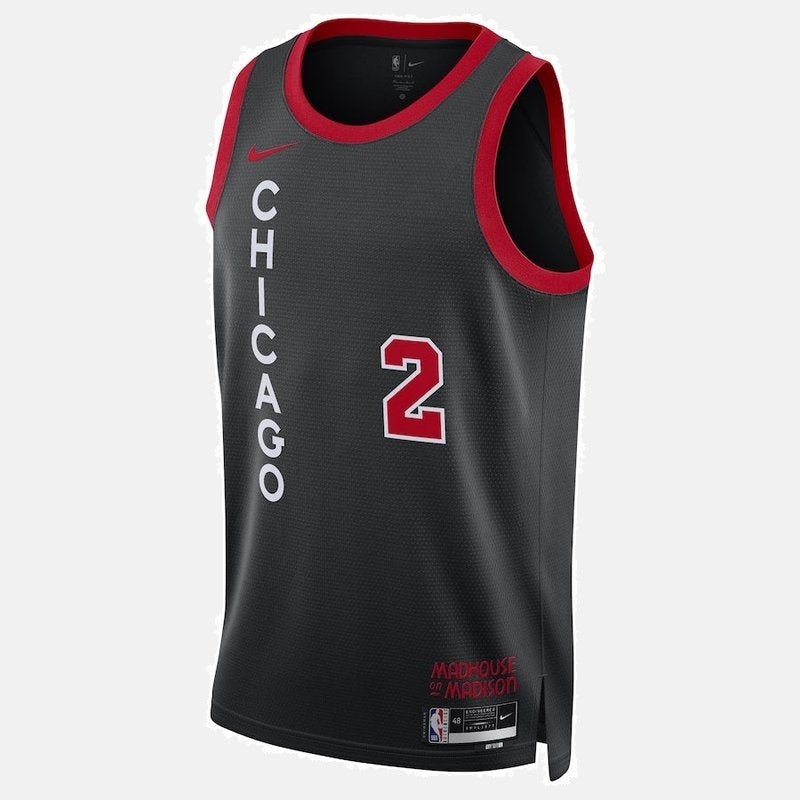 Lonzo Ball Chicago Bulls Unisex 23/24 NBA Jersey - Black - City Edition