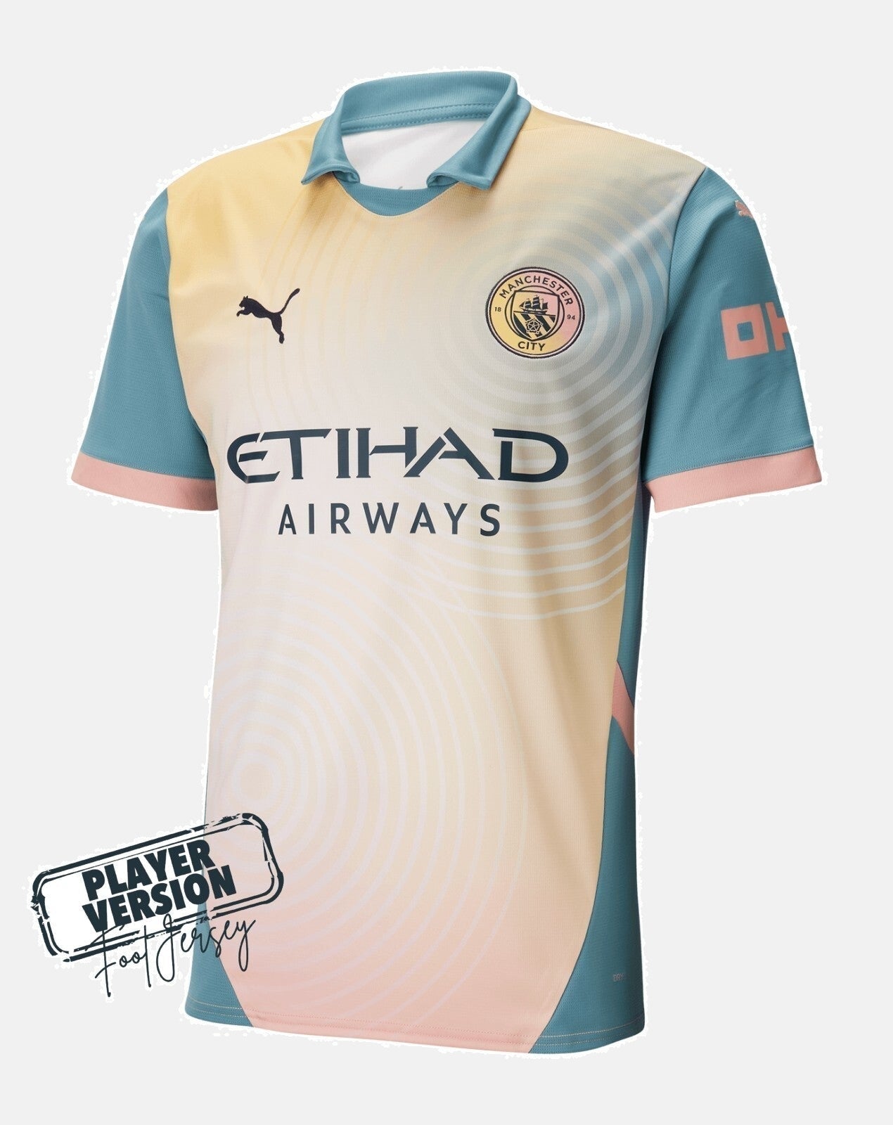 Manchester City Player Jersey Fourth "Definitely City" 2024/2025
