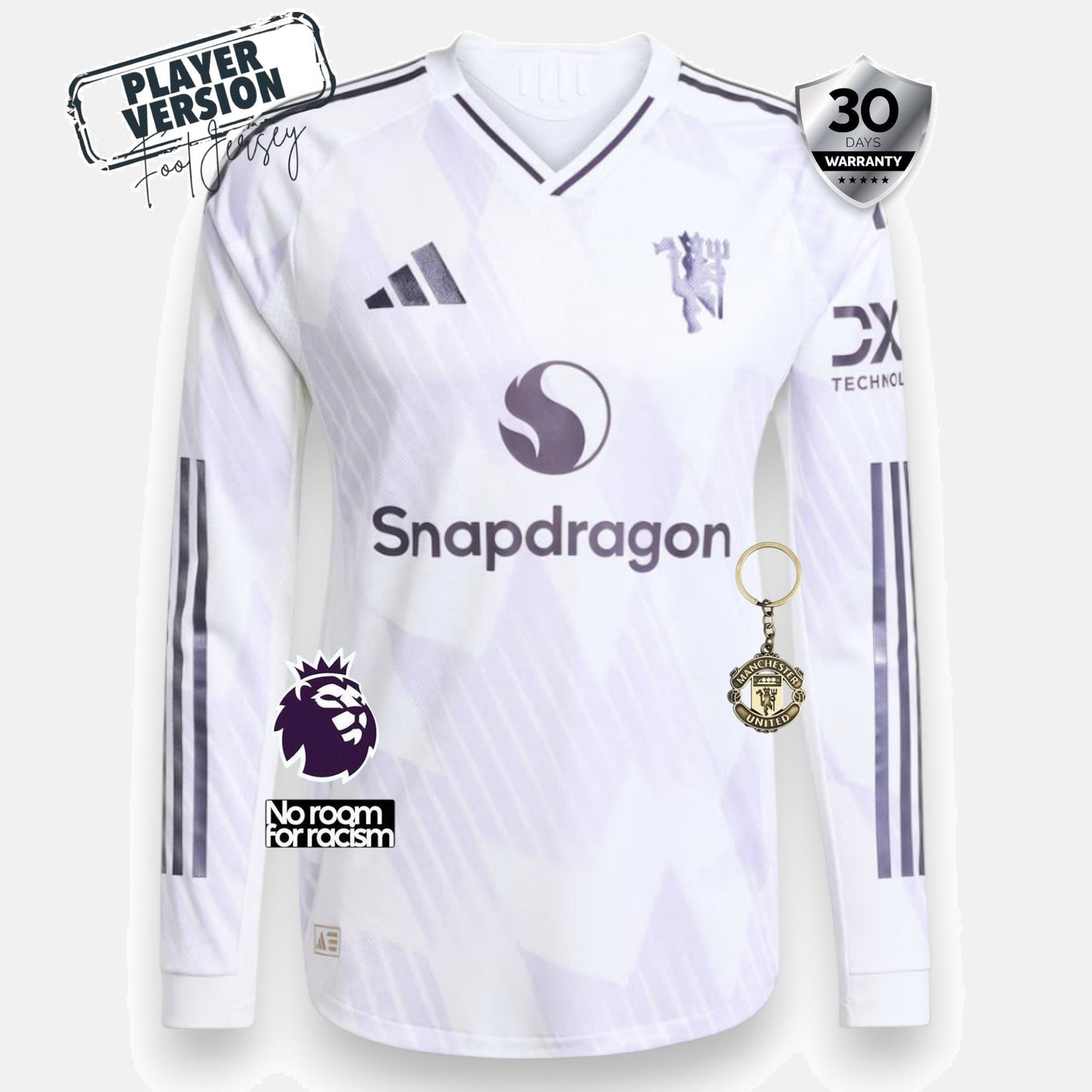 Manchester United Player Away Jersey 2025/26 - Long Sleeve