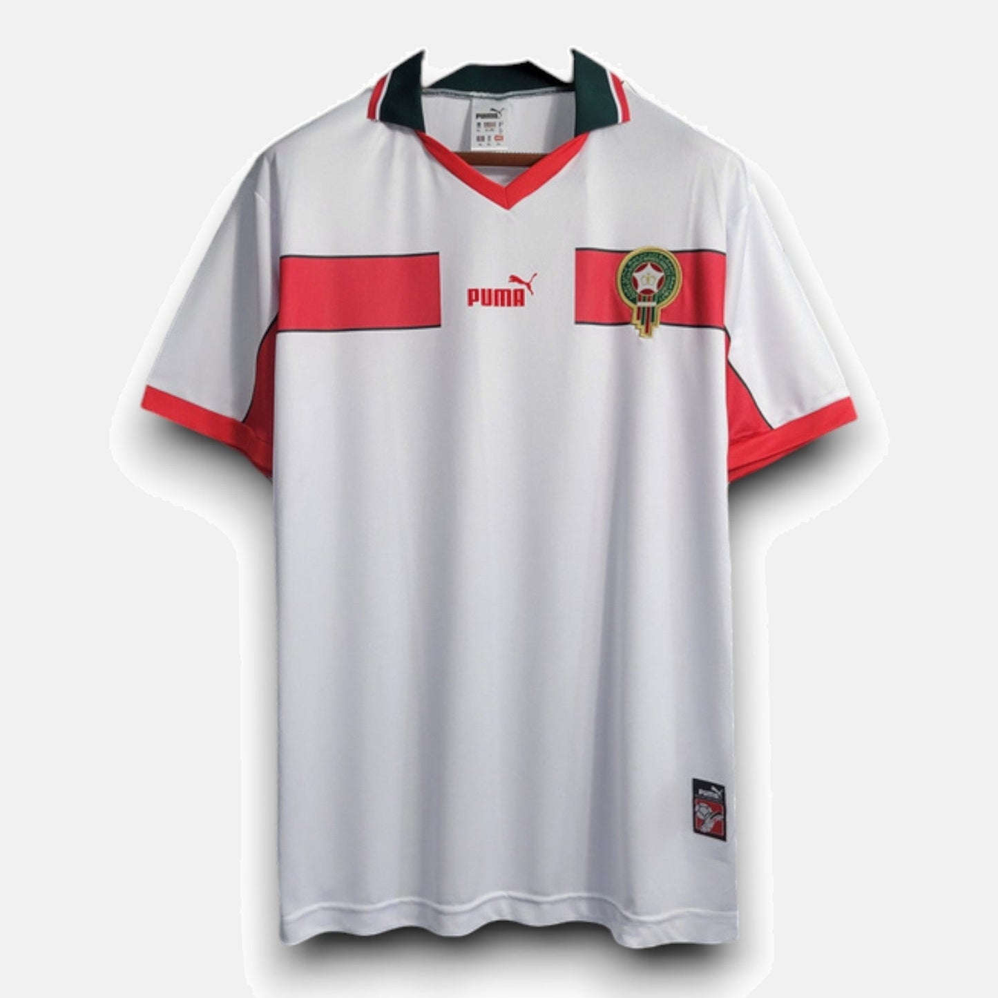 Morocco Away White Retro Jersey 1998