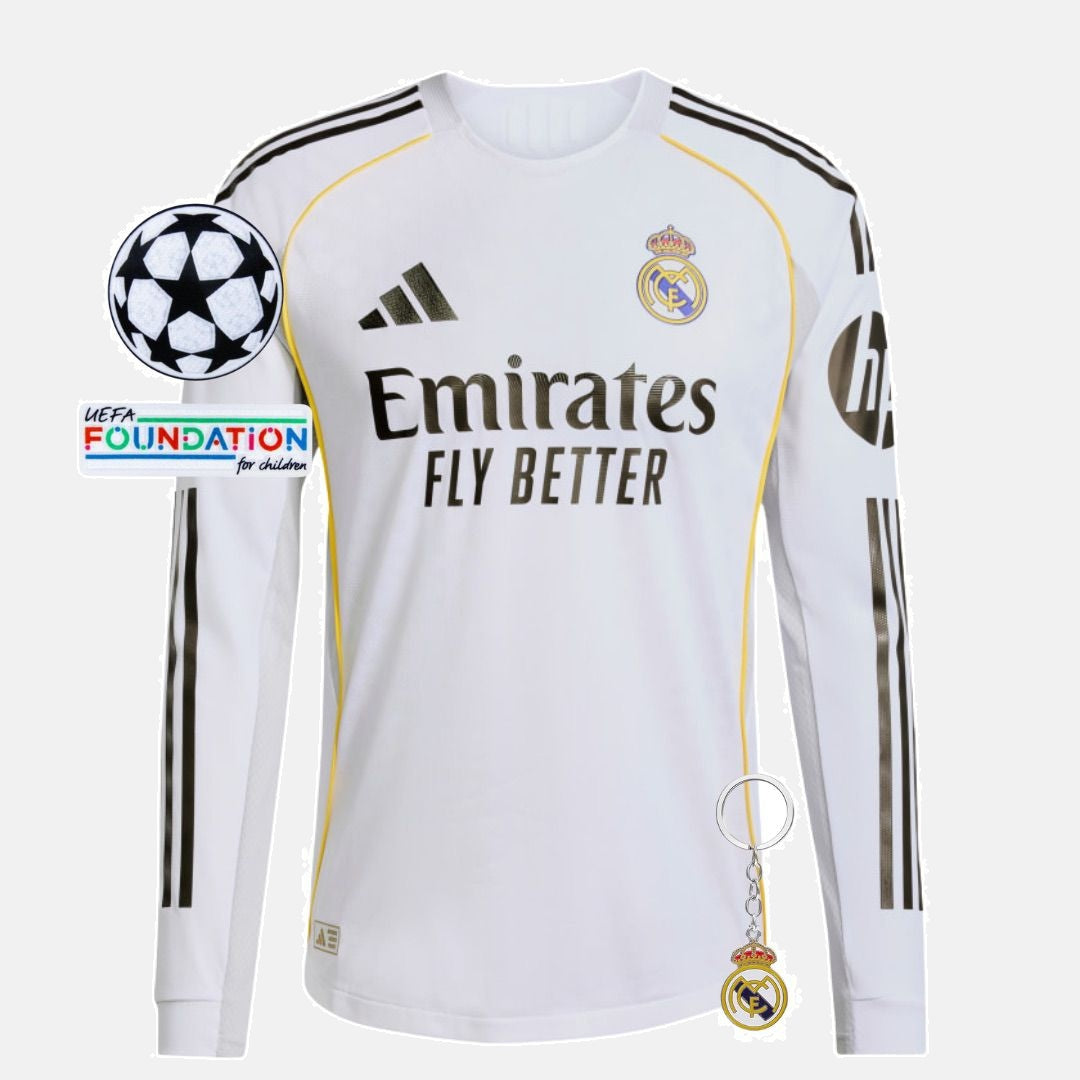 Real Madrid I Shirts2025/26 - Long Sleeve