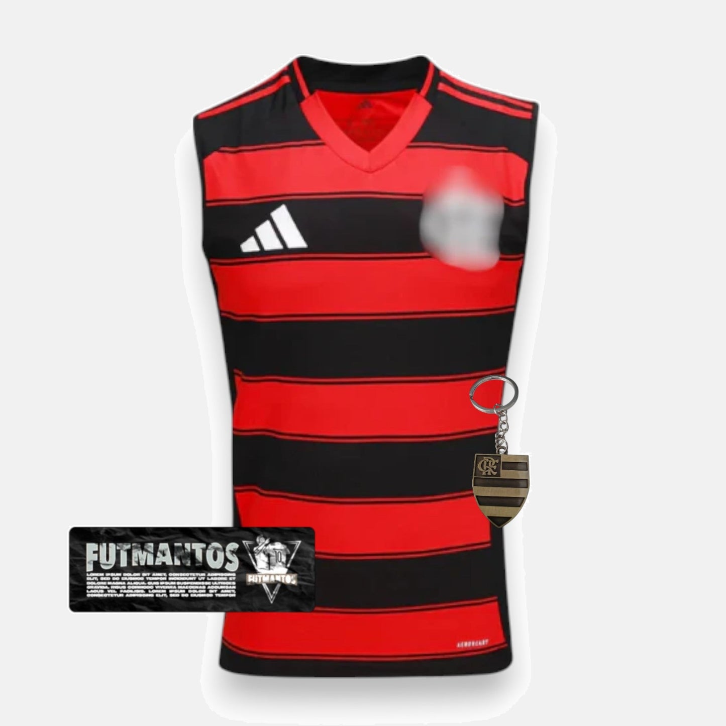 Regata Flamengo CRF Home 25/26 - Preto e Vermelho