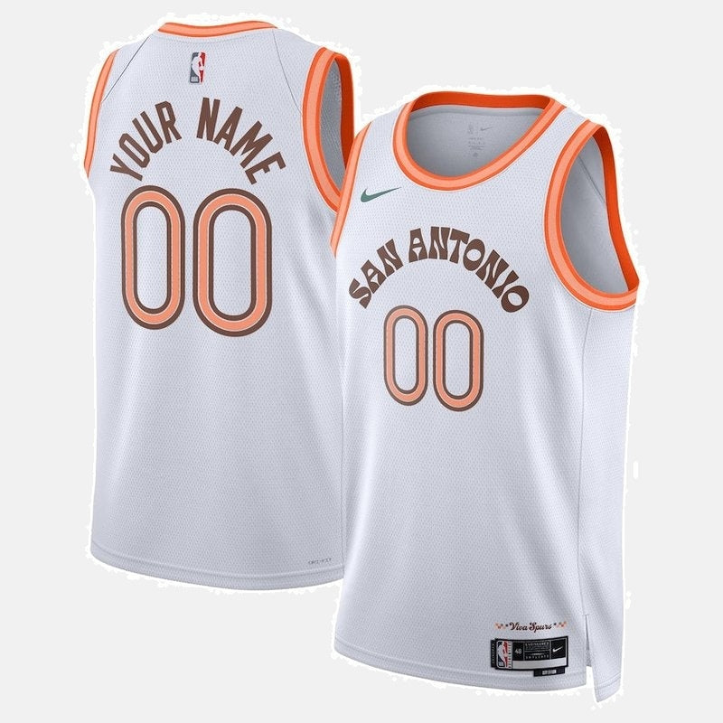 San Antonio Spurs Unisex 23/24 NBA Jersey - White - City Edition