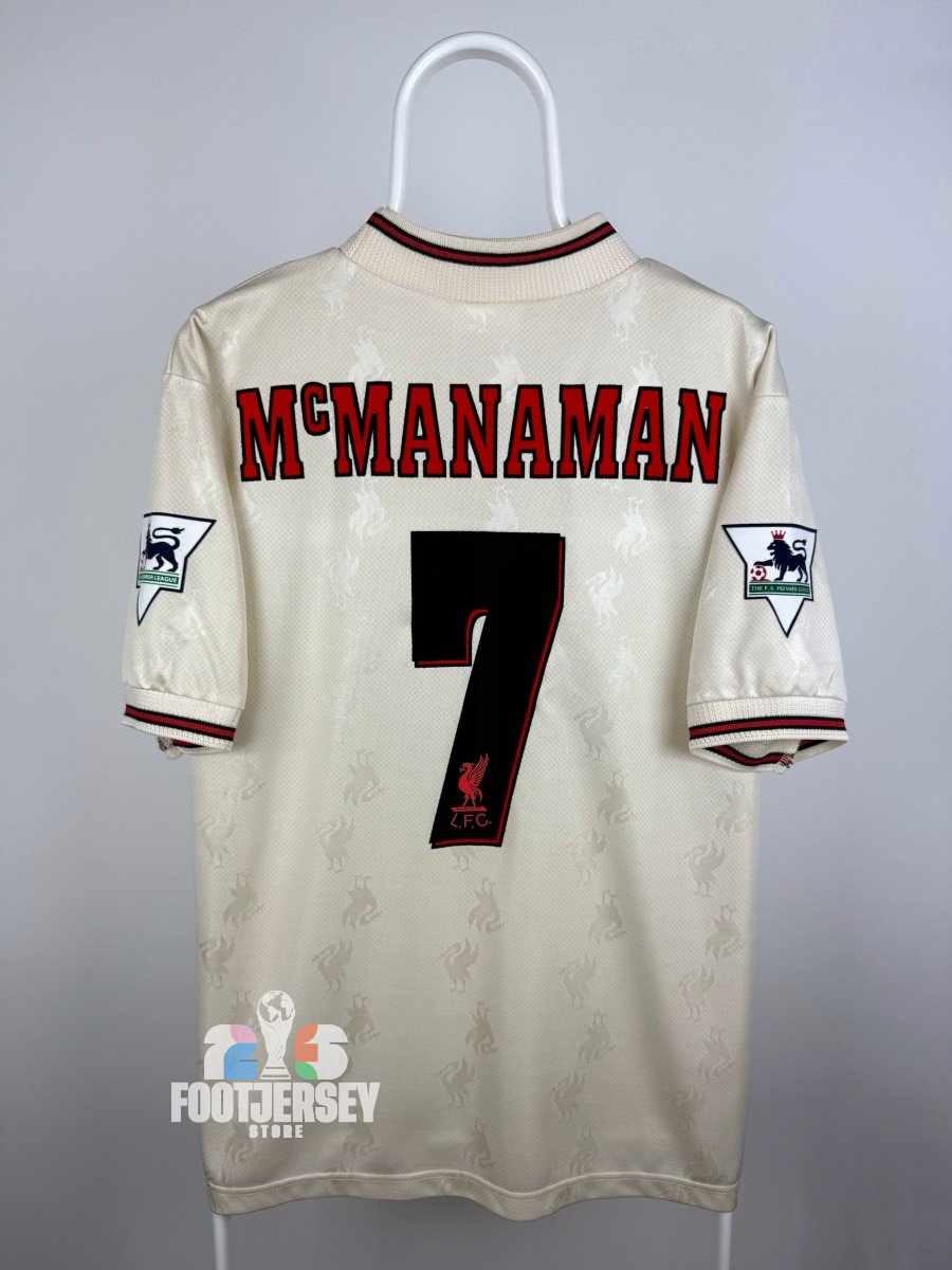 Steve McManaman - Liverpool 1996/97 udebane trøje 🏴󠁧󠁢󠁥󠁮󠁧󠁿