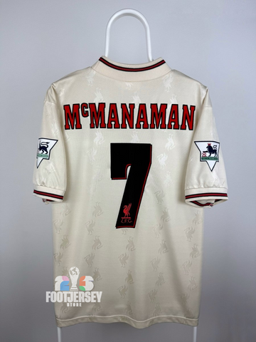 Steve McManaman - Liverpool 1996/97 udebane trøje 🏴󠁧󠁢󠁥󠁮󠁧󠁿