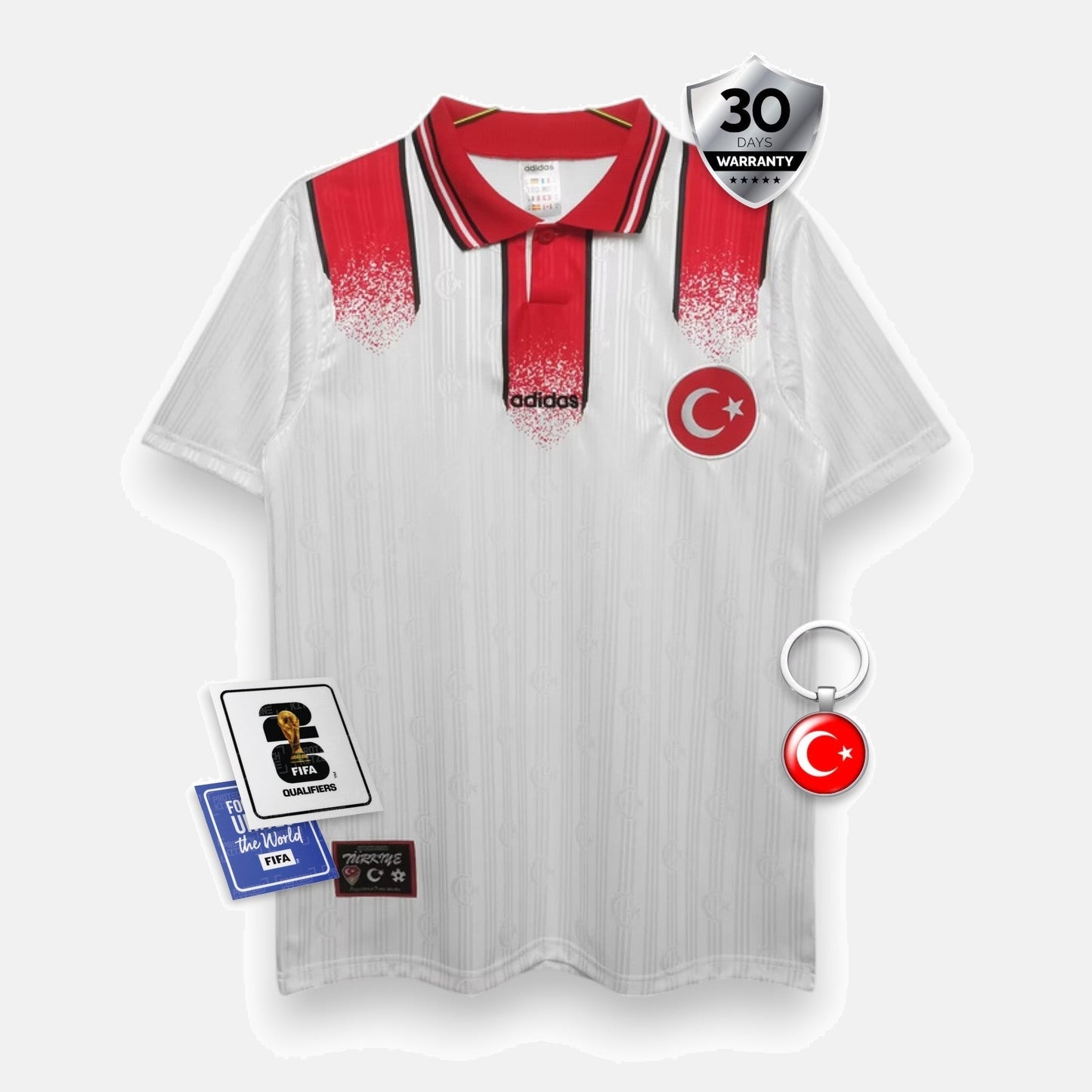 Türkiye 1990 Away Jersey - Retro Version