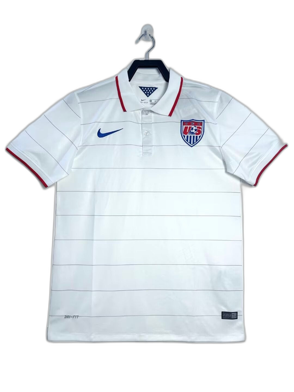 USA 2014 White Jersey - Retro Version